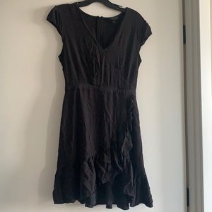 Black midi J.Crew dress